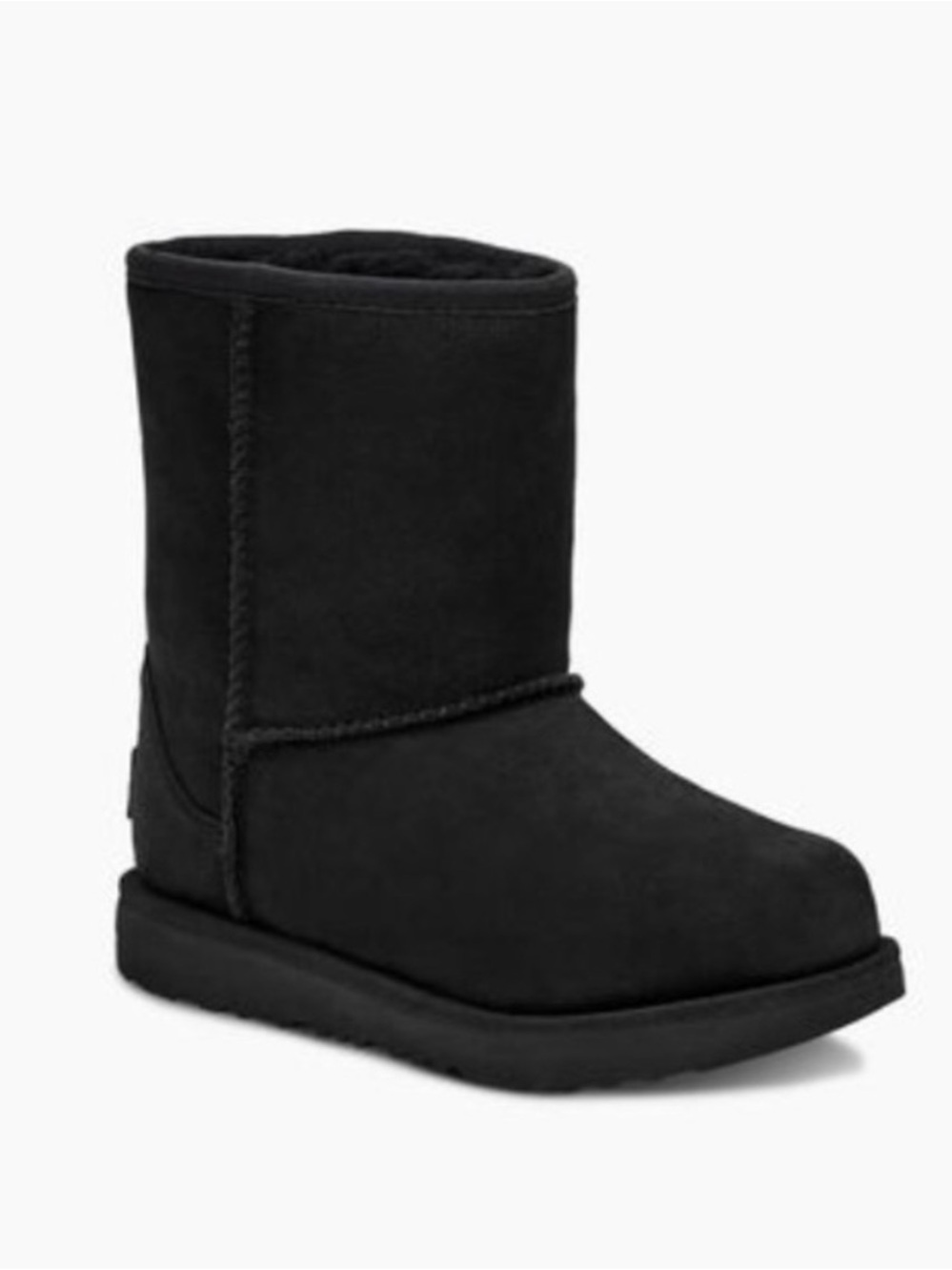 Youth Classic II Short Weather Shearling Boots - Black